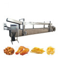 Automatic Belt Type Continuous Nuts Peanuts Frying Machine